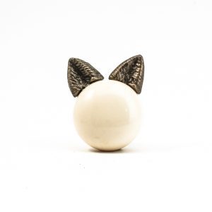 Ceramic Cat Knob
