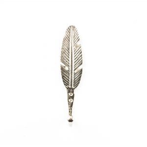 Silver Feather Wall Hook