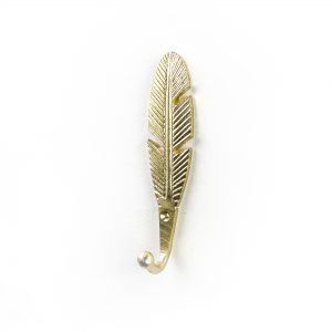 Gold Feather Wall Hook