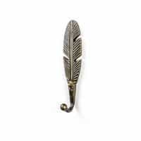 DSC 1982 Antique gold feather wall hook