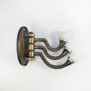 Antique Gold Trio Swivel Wall Hook Antique Gold Trio Swivel Wall Hook