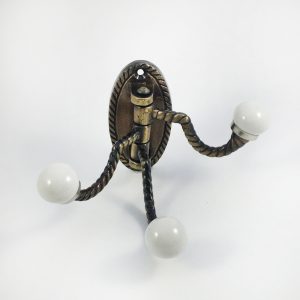 Antique Gold Trio Swivel Wall Hook Antique Gold Trio Swivel Wall Hook