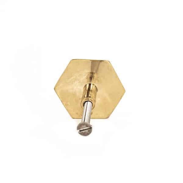 Pearled Spliced Hex Knob - Pearled Spliced Hex Knob