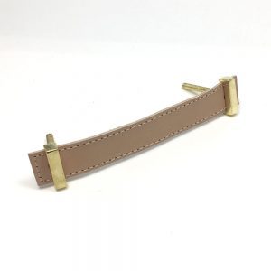 Beige – Faux Leather Handle Beige – Faux Leather Handle