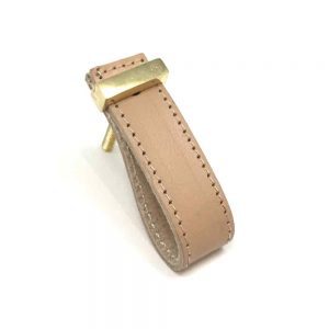Beige – Faux Leather Drawer Pull Beige – Faux Leather Drawer Pull