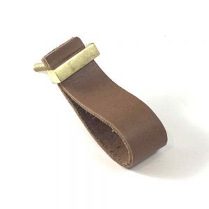 Tan – Faux Leather Drawer Pull Tan – Faux Leather Drawer Pull