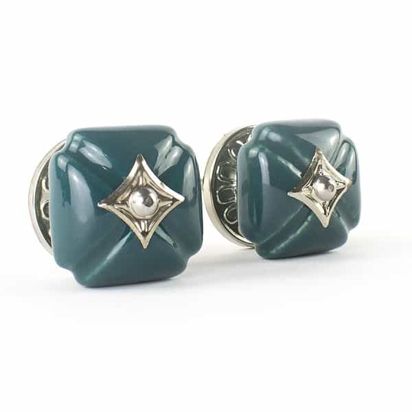 Emerald Vintage Inspired Ceramic Knob - Emerald Vintage Inspired Ceramic Knob