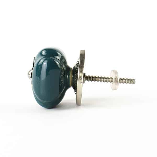 Emerald Vintage Inspired Ceramic Knob - Emerald Vintage Inspired Ceramic Knob
