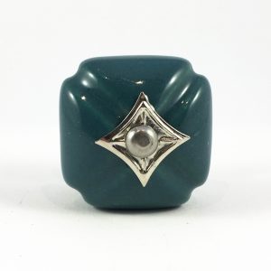 Emerald Vintage Inspired Ceramic Knob