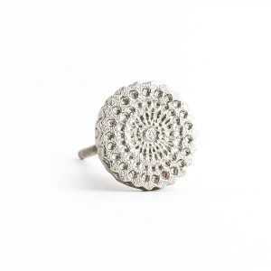 Silver Starburst Iron Knob Silver Starburst Iron Knob