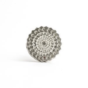 Silver Starburst Iron Knob Silver Starburst Iron Knob