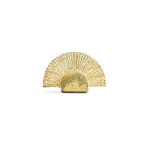Gold Art Deco Fan Knob Gold Art Deco Fan Knob
