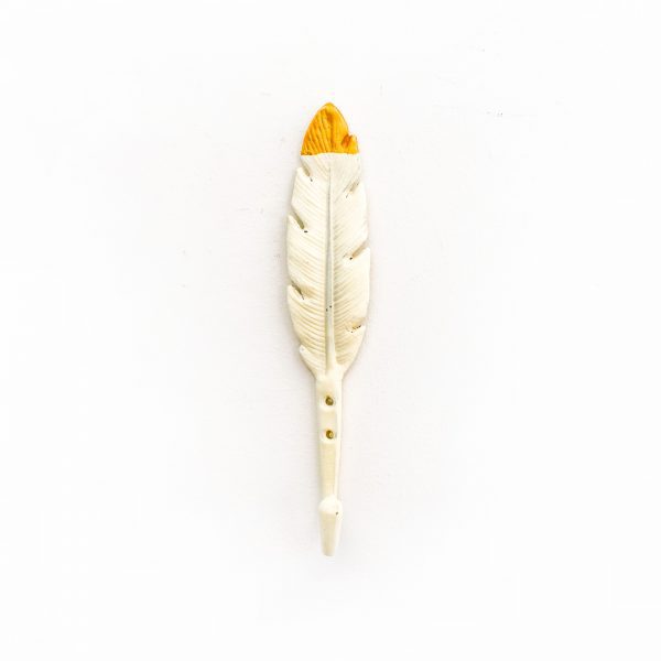 Feather Gold Tip Wall Hook
