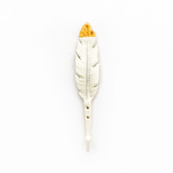 Feather Gold Tip Wall Hook