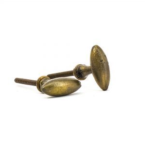 Small Antique Gold Droplet Knob