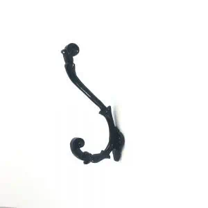 Black Wrought Iron Hook Black Wrought Iron Hook