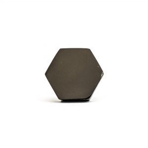 Charcoal Hexagon Knob