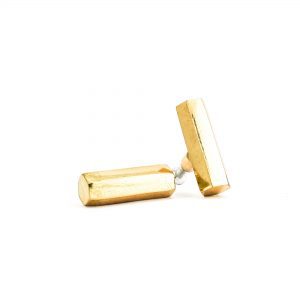 Polished Gold Hexagon T-Bar Pull