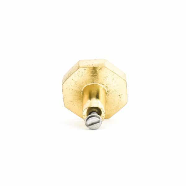 Polished Gold Octagon Prism Knob - Polished Gold Prism Knob
