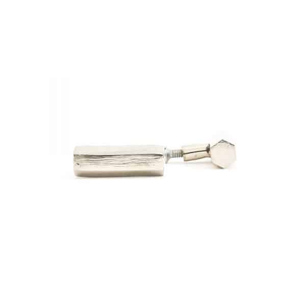 Silver Hexagon T-Bar Pull - Silver Hexagon T-Bar Pull