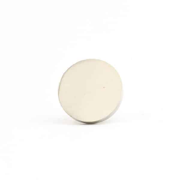 Silver Circle Iron Knob - Silver Circle Iron Knob