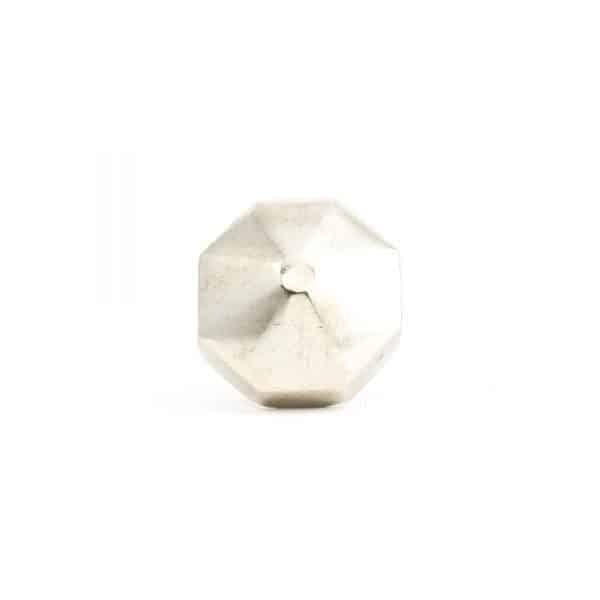 Silver Octagon Prism Knob - Silver Prism Knob