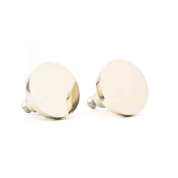 Silver Circle Iron Knob - Silver Circle Iron Knob