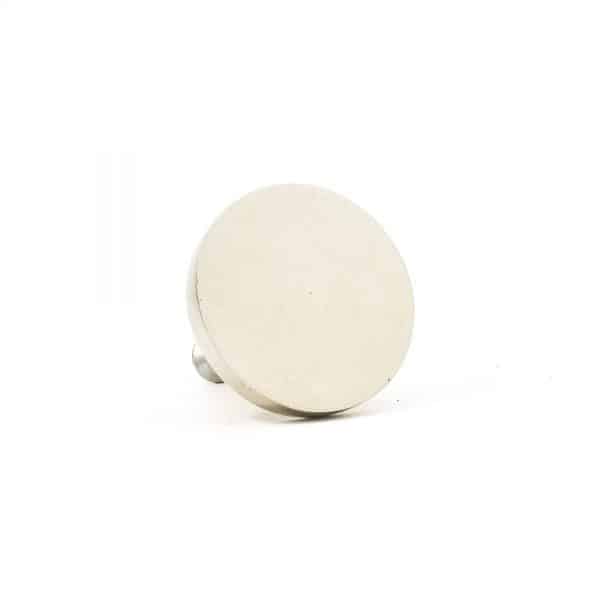 Silver Circle Iron Knob - Silver Circle Iron Knob