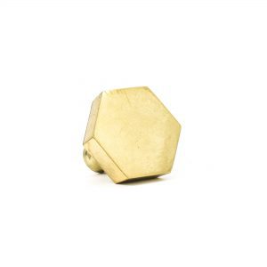 Polished Gold Hexagon Knob