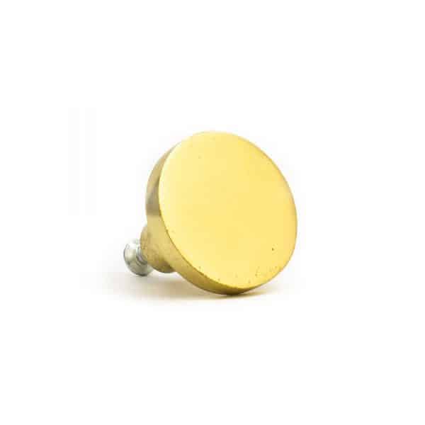 Polished Gold Circle Iron Knob