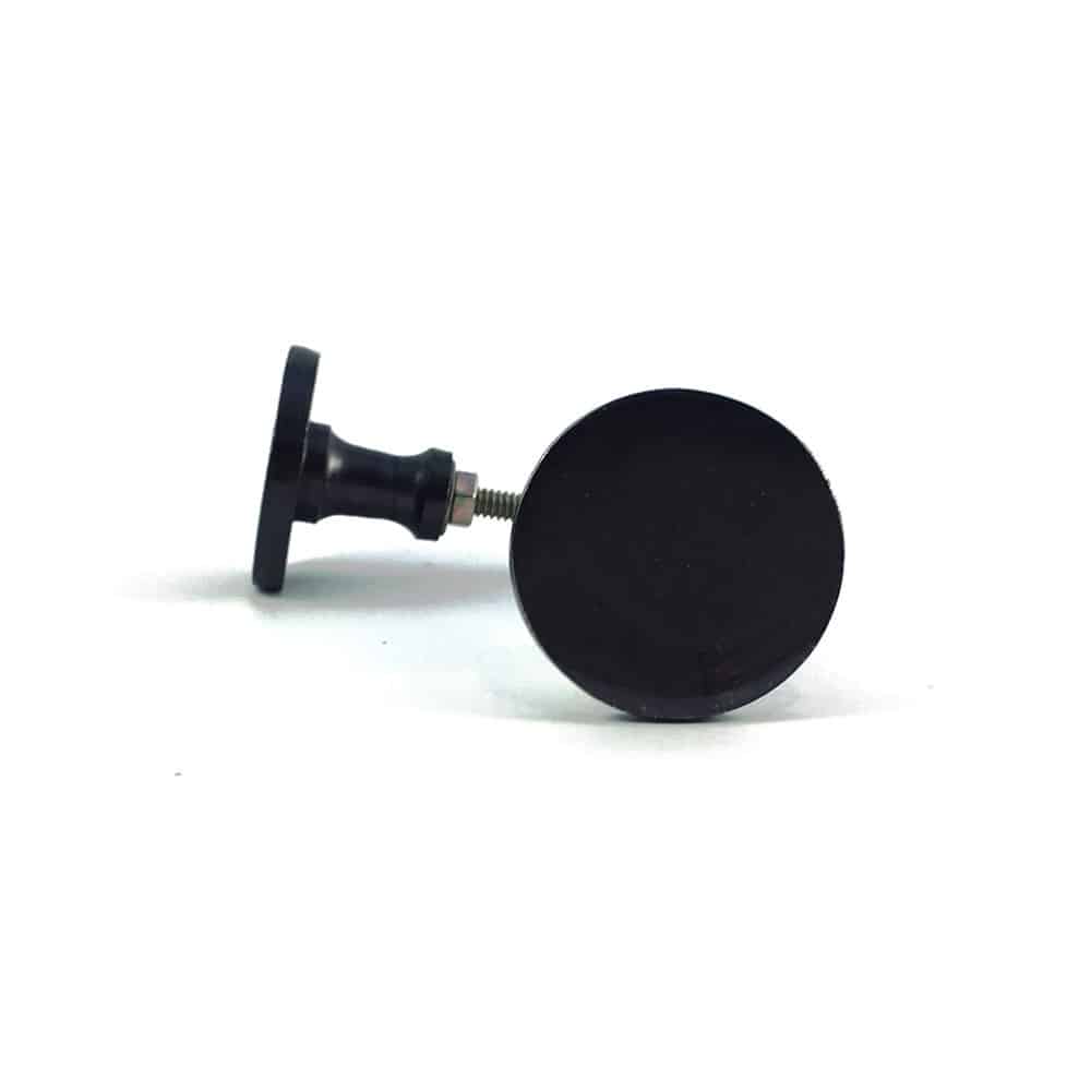 Charcoal Circle Iron Knob