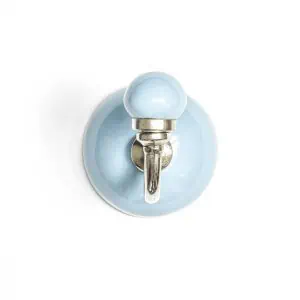 Light Blue Ceramic Wall Hook Light Blue Ceramic Wall Hook