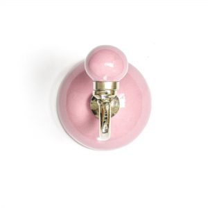 Pink Ceramic Wall Hook Pink Ceramic Wall Hook