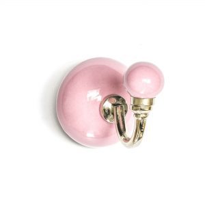 Pink Ceramic Wall Hook Pink Ceramic Wall Hook