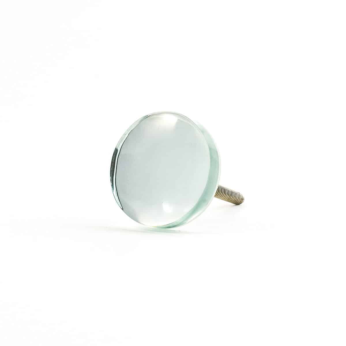 Mirrored Circle Glass Knob For, Mirrored Cabinet Knobs