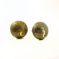 brass peacock knob 1 1