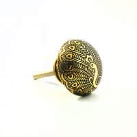 brass peacock knob 5 1