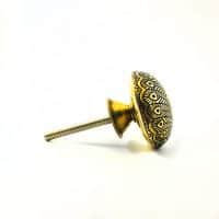 brass peacock knob 6 1