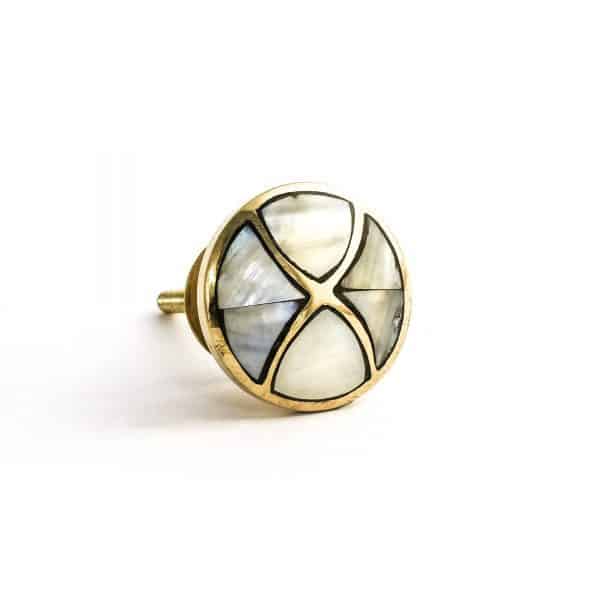 Gold and Pearl Infinity Knob - Gold and Pearl Infinity Knob
