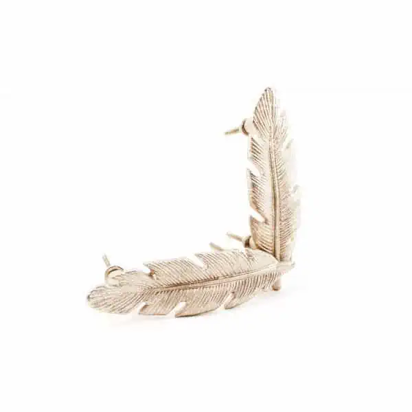 Silver Feather Handle - Silver Feather Handle