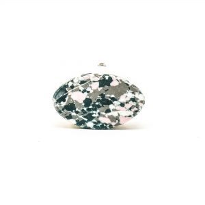 Oval Marble and Resin Terrazzo Knob Oval Marble and Resin Terrazzo Knob