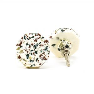Octagon Resin Terrazzo Knob Octagon Resin Terrazzo Knob