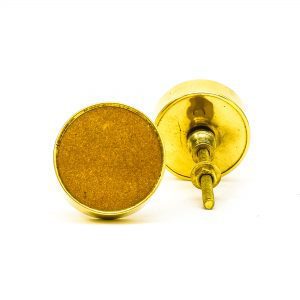 Sandstone Brass Knob Sandstone Brass Knob