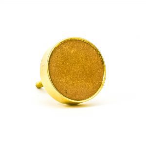 Sandstone Brass Knob Sandstone Brass Knob