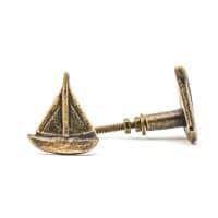 DSC 0816 Antique gold sail boat knob