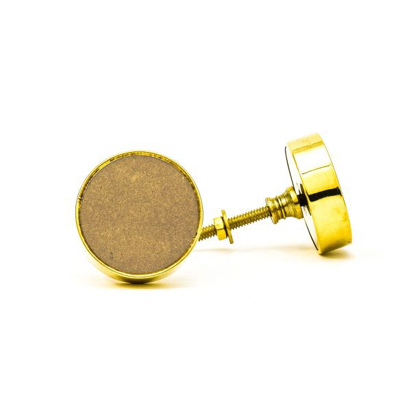 Sandstone Brass Knob - Sandstone Brass Knob