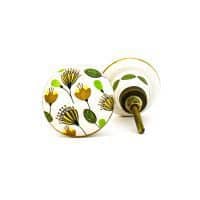 DSC 0094green leaf with gold round knob