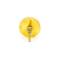 DSC 0133Black and cream banded brass knob