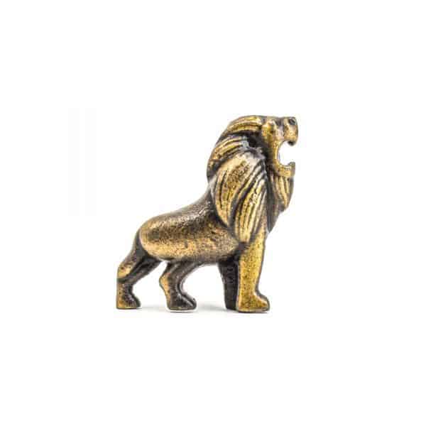 Antique Gold Lion Knob - Antique Gold Lion Knob
