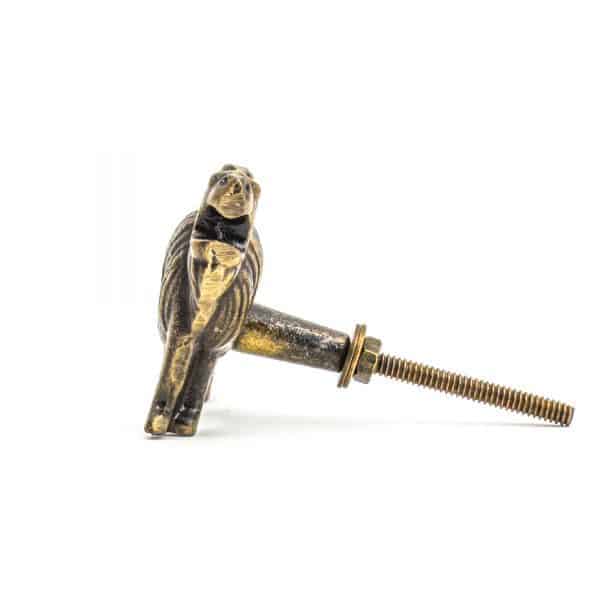 Antique Gold Lion Knob - Antique Gold Lion Knob